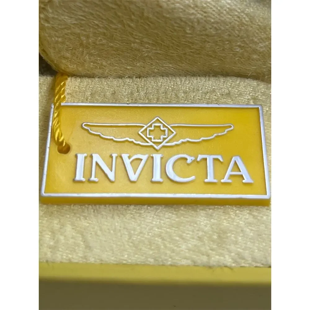 Invicta BLU 31920 Men’s Red Watch NWT Quartz Stainless Steel 30M Water Resistant